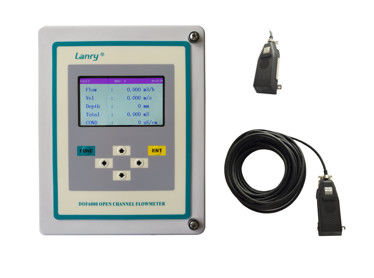 Open channel doppler wall-mounted ultrasonic flow measurement devices