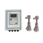 no pressure drop transit time insertion type ultrasonic flow meter with high temperature transducer
