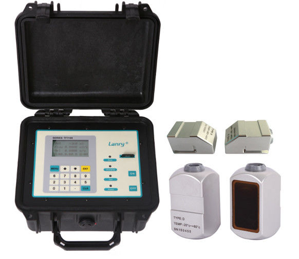 Transit Time Portable Ultrasonic Flow Meter , Portable Ultrasonic Water Flow Meter