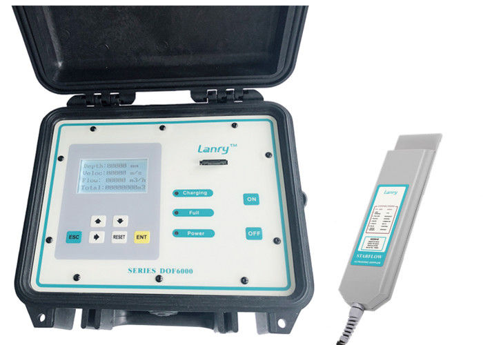 4-20mA Portable Doppler Ultrasonic Flow Meters For 200-6000mm Open Channel