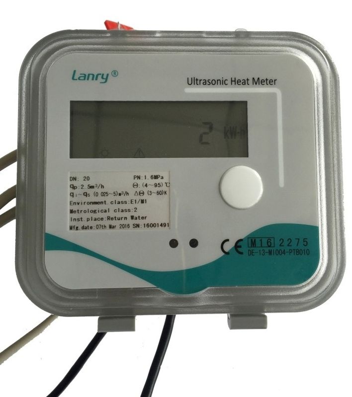 High Accuracy Residential Ultrasonic Heat Meter Heat Flow Meter