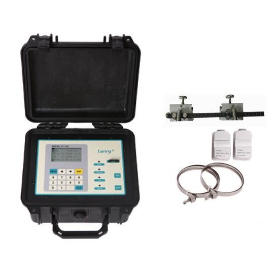 236' Digital Clamp On Portable Ultrasonic Flow Meter 12m/S Non Invasive Transducers