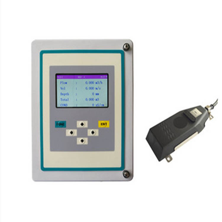 GPRS output Battery Operated Bidirectional Velocity Open Channel Doppler Flow Meter for river