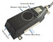 Open channel doppler wall-mounted ultrasonic flow measurement devices