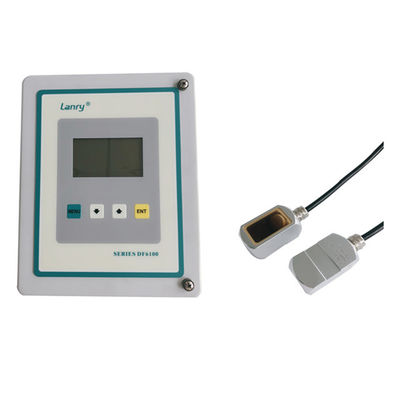 4-20maA Wall Mounted Dn40 Doppler Flow Meter water Clamp On Flow Monitoring